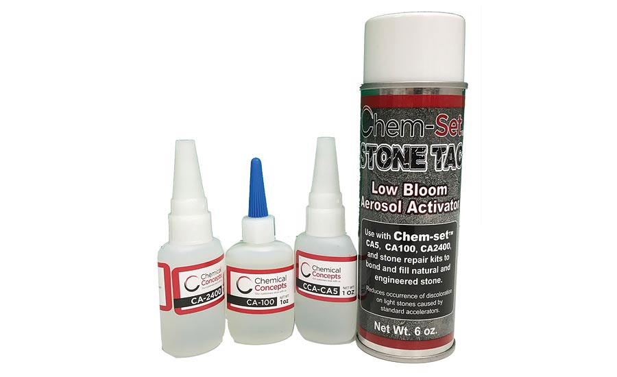 Chem-Set CCA802 “Low Bloom” CA Chip Repair Kit- Chemical Concepts