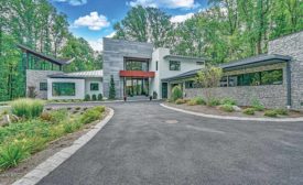 Natural stone, porcelain, and wood design in Bernardsville, NJ