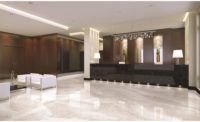 Quantum white polished floor