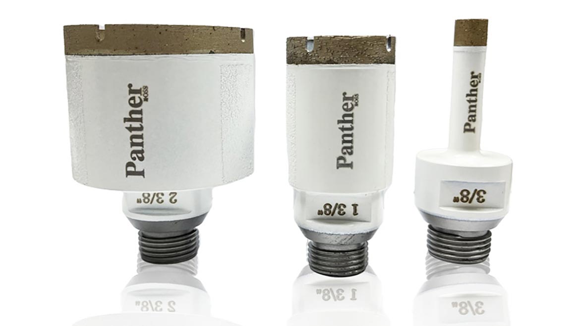 SW 0223 Fabricating Tooling Technology: Panther Porcelain Thin Wall Core Bits — Stone Boss