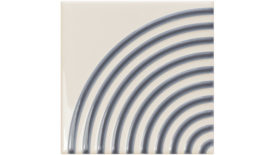 Curved design tile